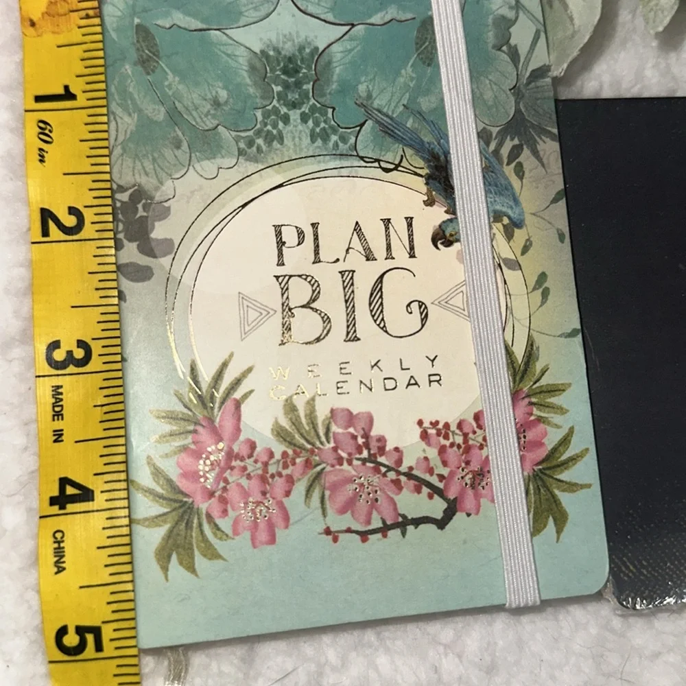 Daily Planner Papaya Art Undated Purse Pocket Size and Mona B Mini Notebook NEW